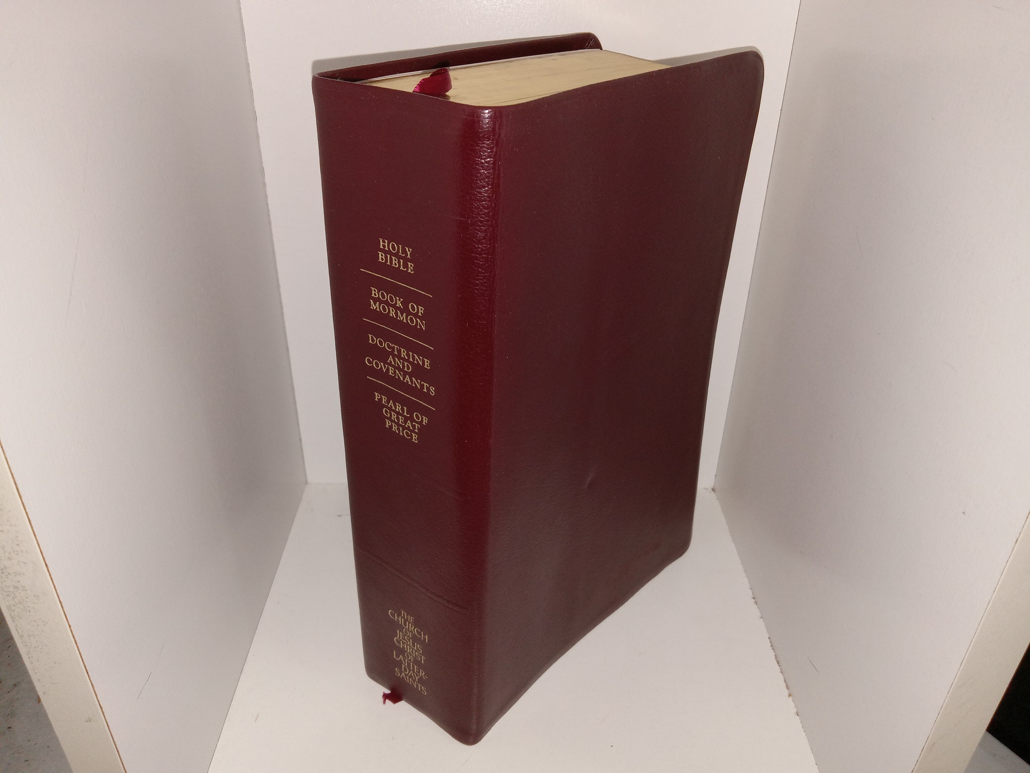 LDS, Burgundy Leather Quadruple Combination (1993)