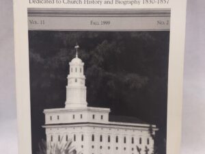 Nauvoo Journal Vol 2 Fall 1999 No 2-paperback