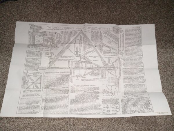 The Great Pyramid and Its Divine Message (Fold-Up Chart) (1936)