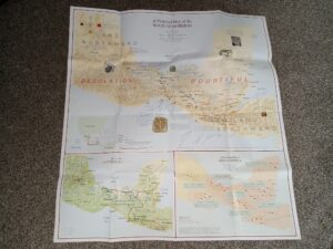 A Proposed Map of the Book of Mormon (Unknown Publishing Date) ~ Researched and Compiled by Joseph L. Allen, Ph. D., President of Book of Mormon Tours, Edited Jeffrey Larson and Jace Willard, Cartographer Bruce Cheney