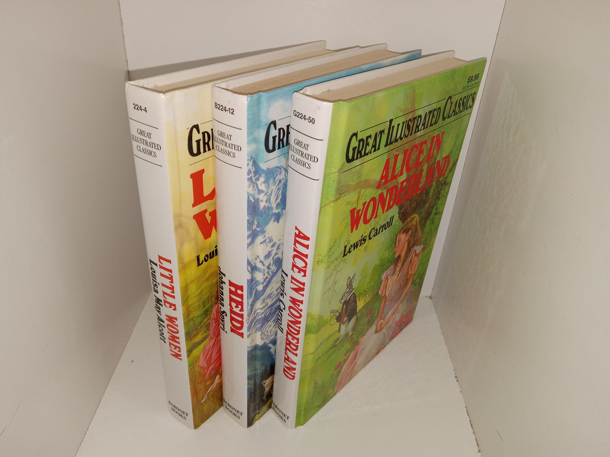 3 Great Illustrated Classics: Little Women / Heidi / Alice in Wonderland (See Details)