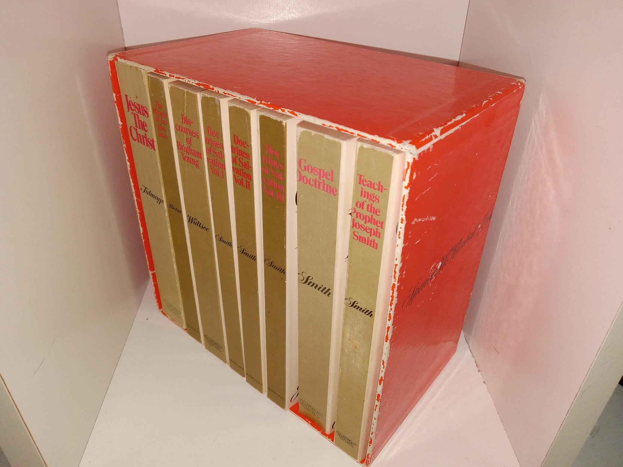 8 Vol. Set of LDS Books in a Slip-Box (See Details)