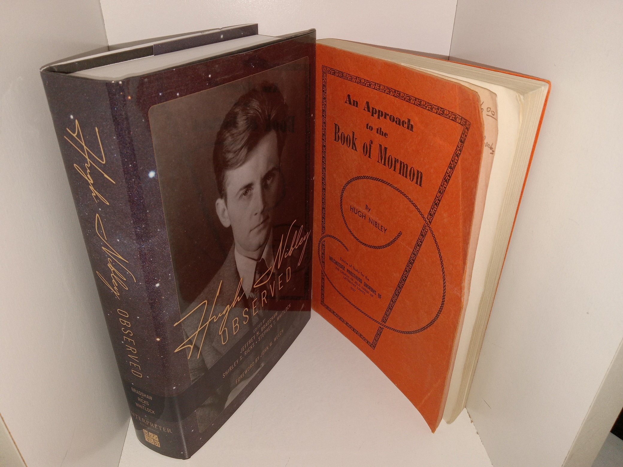 2 Hugh Nibley Books: Hugh Nibley Observed / An Approach to the Book of Mormon (See Details)