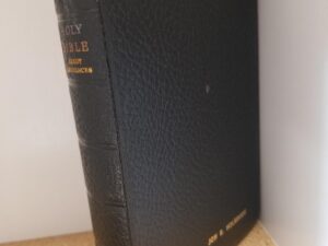 Holy Bible with Ready References — Black Bendable Leather Binding — Missionary Edition