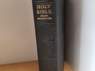 1956 --- Holy Bible / Ready References --- Teacher's Edition --- Black Bendable Leather Binding