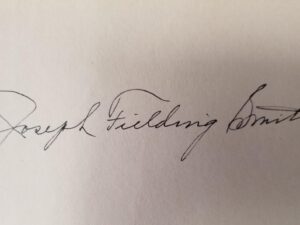 1935 — Highlights of Astronomy — Walter Bartky — Signed by LDS Church President Joseph Fielding Smith