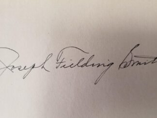 1935 — Highlights of Astronomy — Walter Bartky — Signed by LDS Church President Joseph Fielding Smith