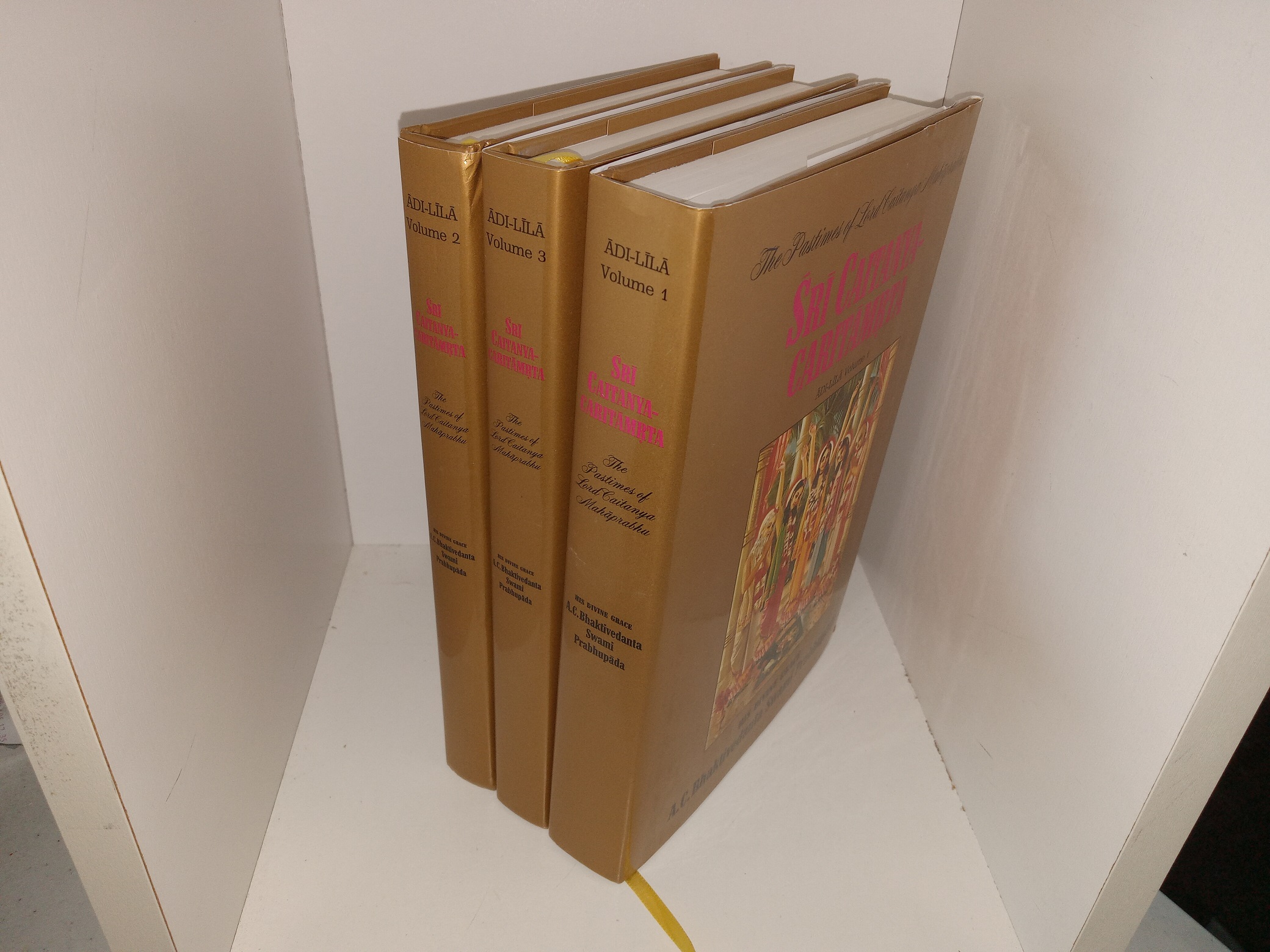 Ādi-Līlā Vols. 1-3: The Pastimes of Lord Caitanya Mahāprabhu: Śrī Caitanya-Caritāmaṛta (2014) ~ by His Divine Grace A.C. Bhaktivedanta Swami Prabhupāda