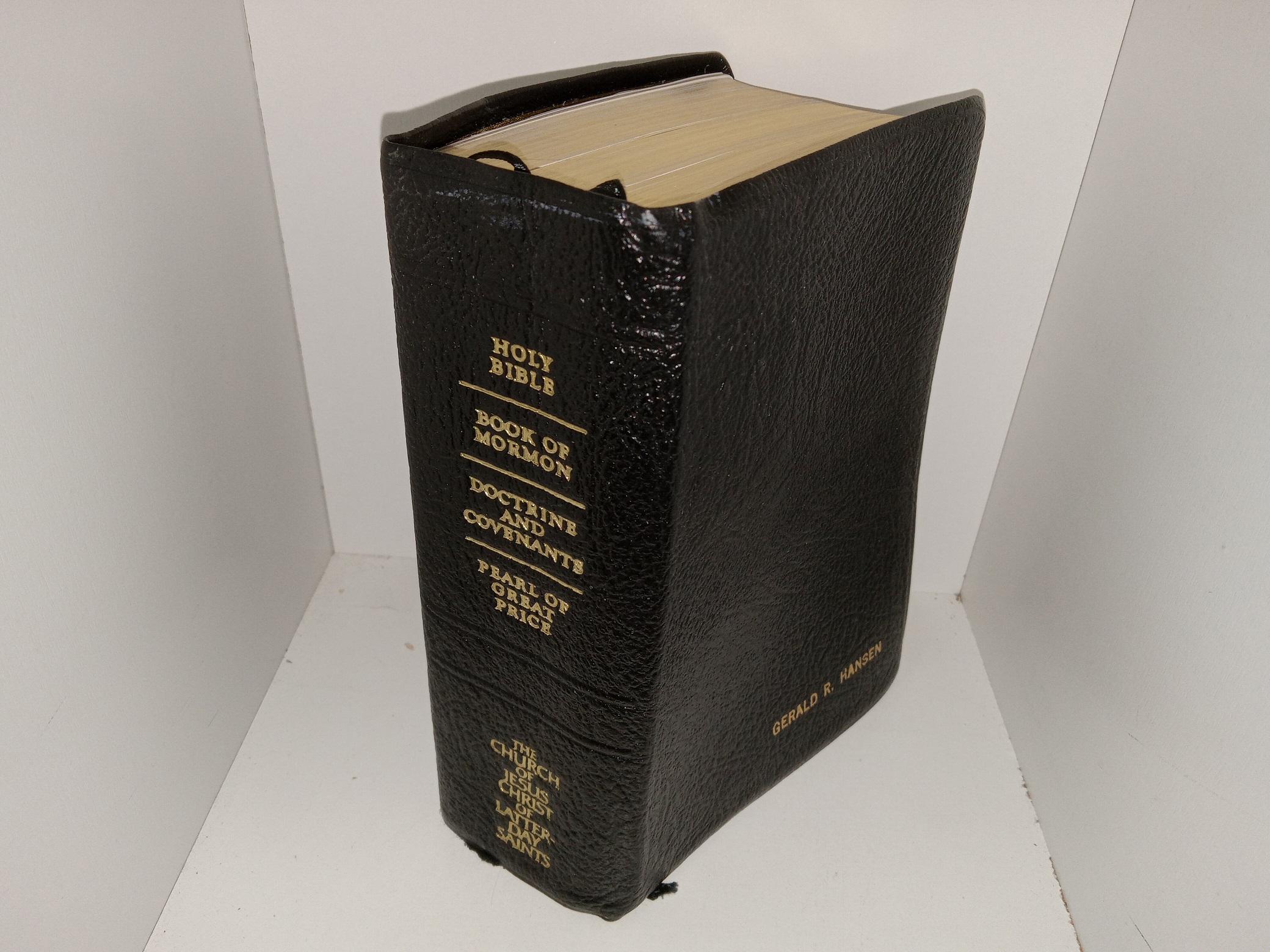 LDS, Black Leather Quadruple Combination (1989)