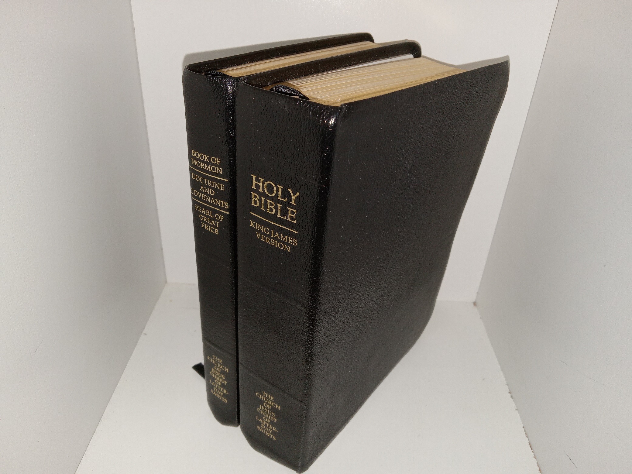 LDS, Black Vinyl Holy Bible and Triple Combination (2008)