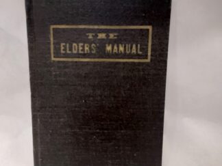 The Elders’ Manual (Hardcover)