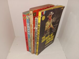 5 Western Novels: Montana! / Shane / Cry Viva! / The Scout / The Secret of Apache Canyon (See Details)