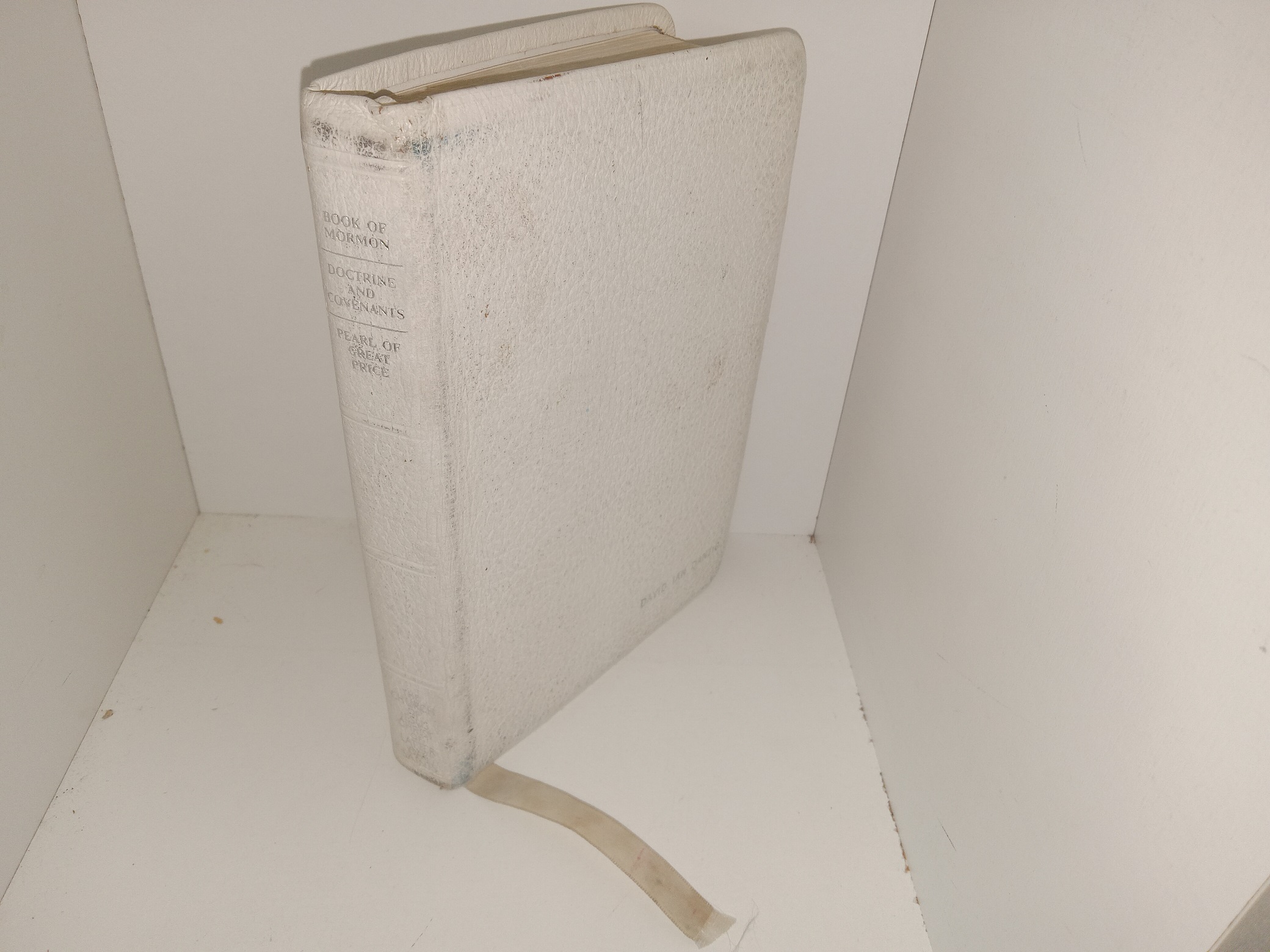 LDS, White Leather Triple Combination (1983)