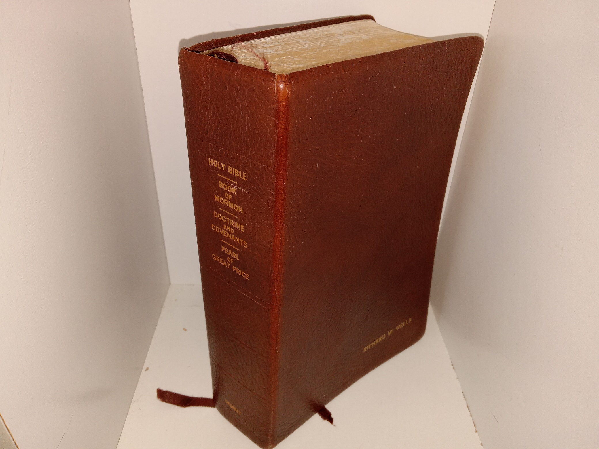 LDS, Brown Leather Quadruple Combination (1977)