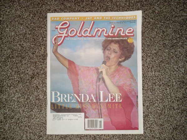 Goldmine: The Collectors Record and Compact Disc Marketplace: Vol. 22, No. 6, Issue 408, March 15, 1996 (Newspaper) (1996)
