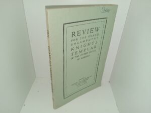 Review for the Grand Encampment Knights Templar of the United States of America: 1941 (1941) ~ Prepared by Henry R. Lundblad