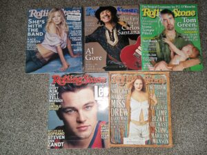 5 Issues of Rolling Stone Magazine (See Details)