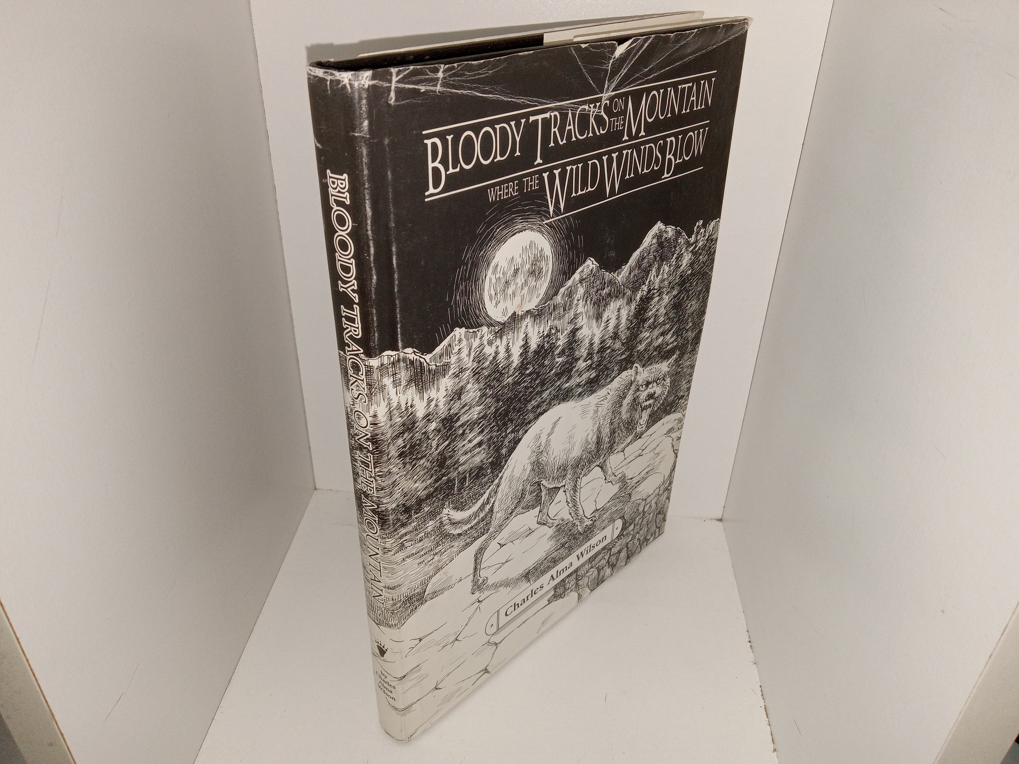 Bloody Tracks on the Mountain where the Wild Winds Blow (Signed) (1985) ~ by Charles Alma Wilson