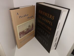 2 LDS Books by Joseph Fielding Smith: A Peculiar People / Answers to Gospel Questions (See Details)