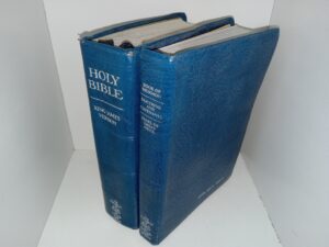 LDS, Blue Leather Holy Bible and Triple Combination (1981)
