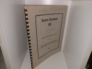 Senate Document 189: Concerning the Mormon Danite Band: Testimony Given Before the Judge of the Fifth Judicial Circuit of the State of Missouri, on the Trial of Joseph Smith, Jr., and Others, For High Treason, and Other Crimes Against the State (Photomechanical Reprint) (Unknown Printing Date) ~ Unknown Author