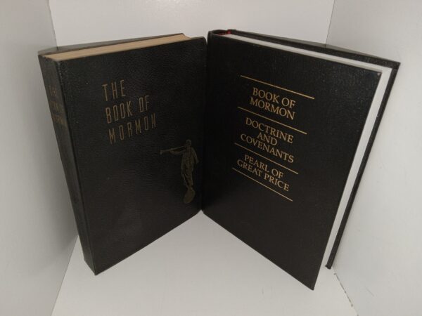 1 Book of Mormon, and 1 LDS Triple Combination (1950, 2008)