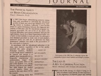 Brain Gym Journal Vol X No 3 December 1996
