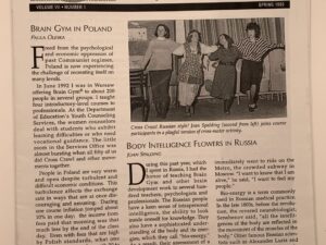 Brain Gym Journal Vol VII No 1 Spring 1993
