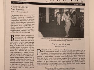 Brain Gym Journal Vol VIII No 1 Spring 1994