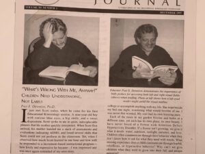 Brain Gym Journal Vol XI No 3 December 1997