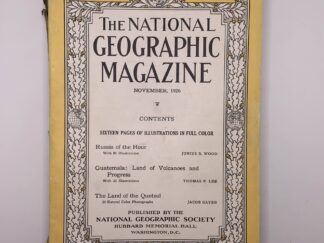 The National Geographic Magazine Vol L No 5 November 1926