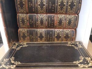 The Life of Benjamin Disraeli, Earl of Beaconsfield — 5 Leather Volumes