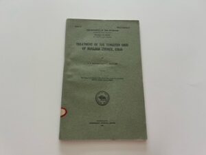 1921- Treatment of the Tungsten Ores of Boulder county, Colt.- J.P. Bonardi and J.C. Williams