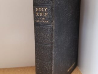 1956 --- Holy Bible Ready References --- Teacher's Edition --- Black Bendable Leather --- Code: 55 G 56