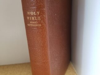 Holy Bible / Ready References --- Missionary Edition --- Brown Bendable Leather Binding --- Code: 25 M 75