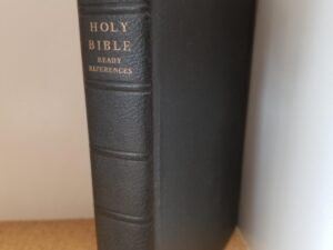 1973 — Holy Bible with Ready References — Missionary Edition — Black Bendable Binding — Code: 50 K 73