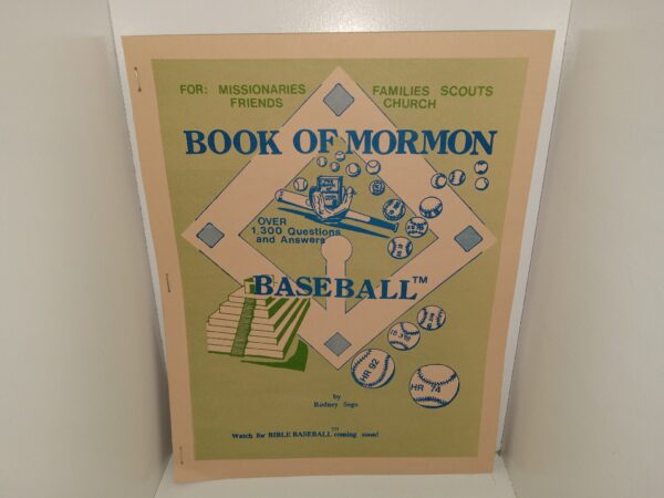 Book of Mormon Baseball: For Missionaries, Friends, Families, Scouts, Church (1994) ~ by Rodney Sego