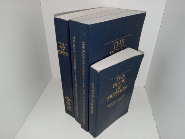 4 Different Editions of The Book of Mormon (1993, 2012, 2013, 2014)
