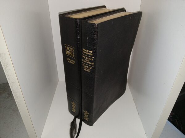 1 LDS, Black Leather Triple Combination / 1 LDS, Black Leather Holy Bible: King James Version (1997, 1989)