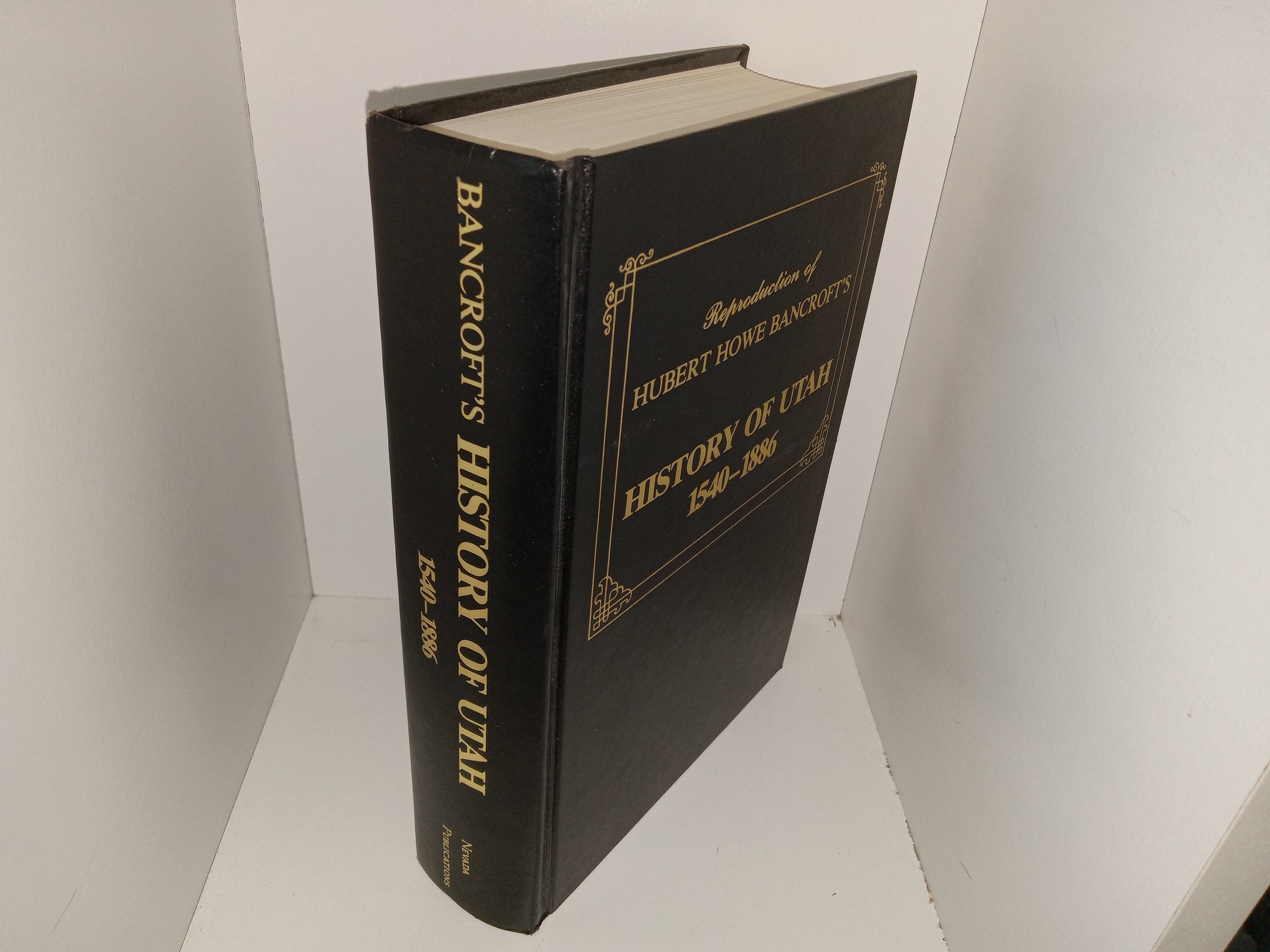 Bancroft’s History of Utah, 1540-1886 (1982) ~ Unknown Author