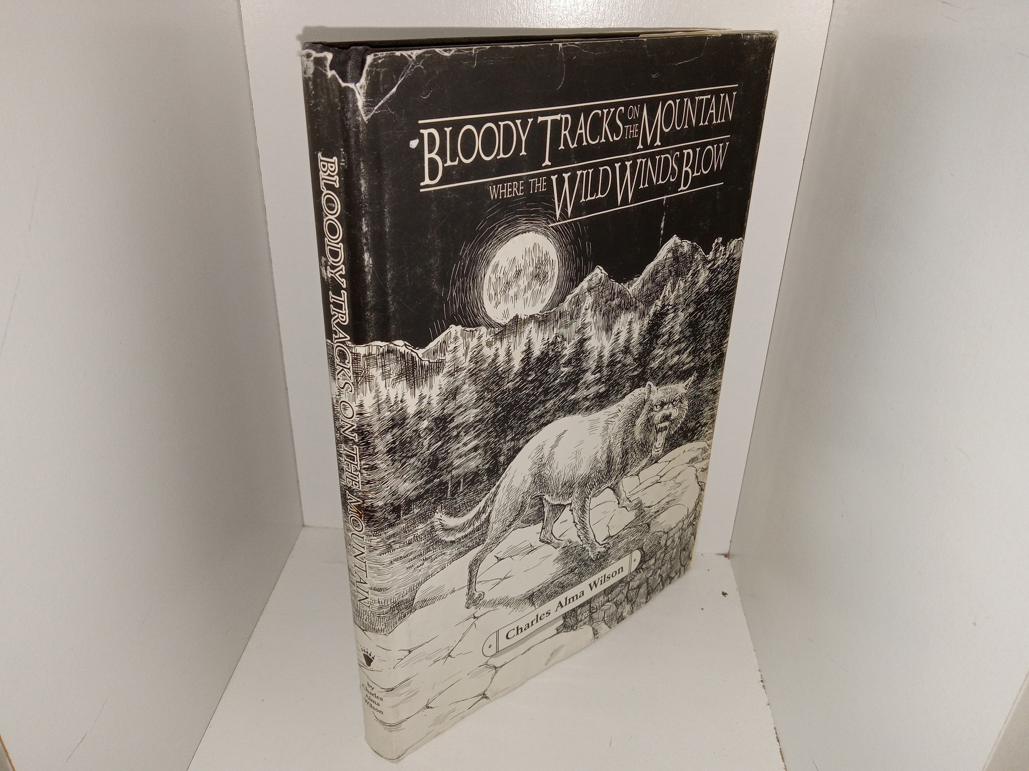 Bloody Tracks on the Mountain Where the Wild Winds Blow (Signed) (1985) ~ by Charles Alma Wilson