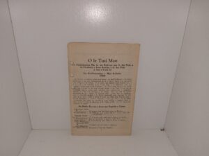 O le Tusi Mau: Ua Faatatauina Mo le Au Faifeau ma le Au Paia a le Ekalesia a Iesu Keriso o le Au Paia o Aso e Gata Ai (Samoan: The Scriptures: Intended For Ministers and Saints of The Church of Jesus Christ of Latter-day Saints) (Pamphlet) (Unbound) (1920)