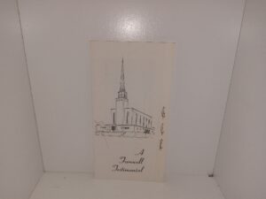 A Farewell Testimonial (Pamphlet) (Program) (1962)