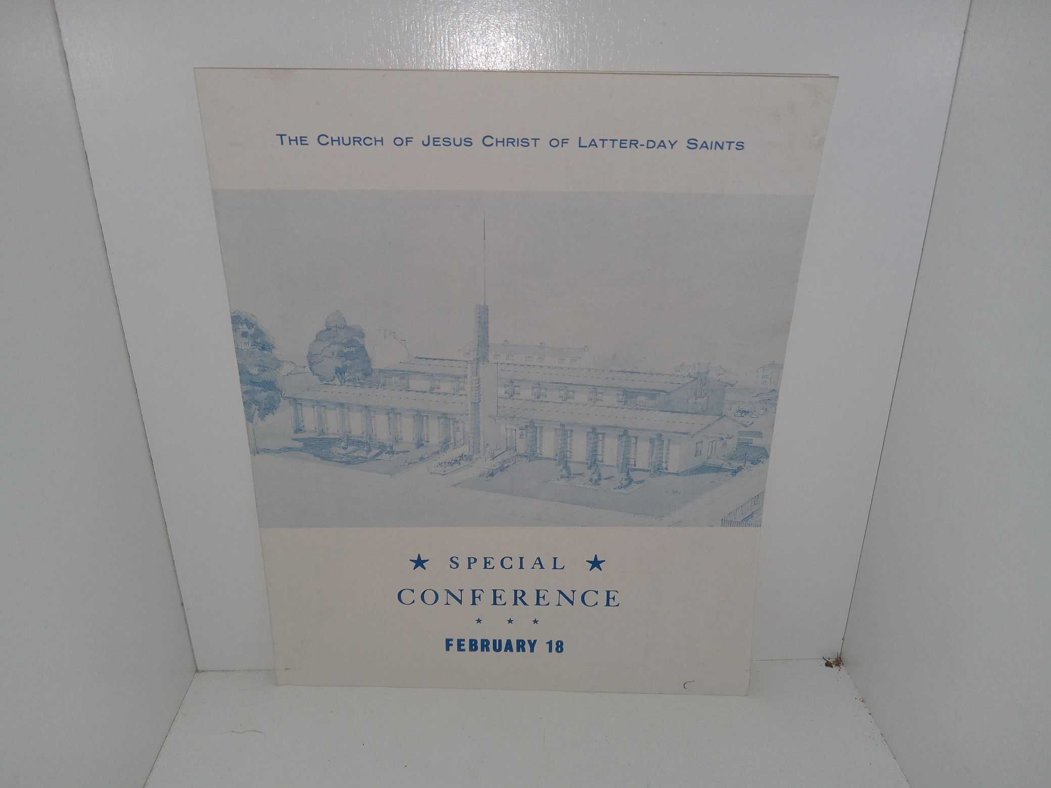 The Church of Jesus Christ of Latter-day Saints: Special Conference, February 18 (Program) (Unknown Publishing Date)