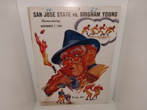 Homecoming: San Jose State VS. Brigham Young, November 7, 1952 (Magazine) (1952)