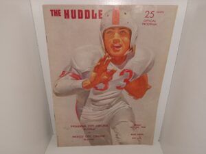 The Huddle: Official Program: Friday, October 20, 1950, Rose Bowl, 8:00 P.M. (Magazine) (Program) (1950)