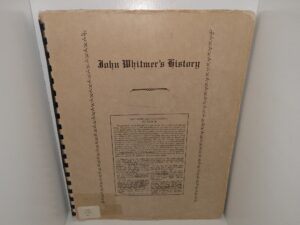 John Whitmer’s History (Ex-Library) (Unknown Publishing Date) ~ Unknown Author