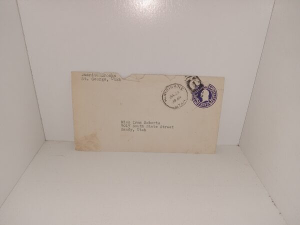 An Envelope Mailed from Juanita Books, LDS Author