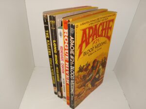 5 Western Novels: The Killers / Long Ride / Renegade Canyon / Rogue River / Apache #21: Blood Wedding (See Details)
