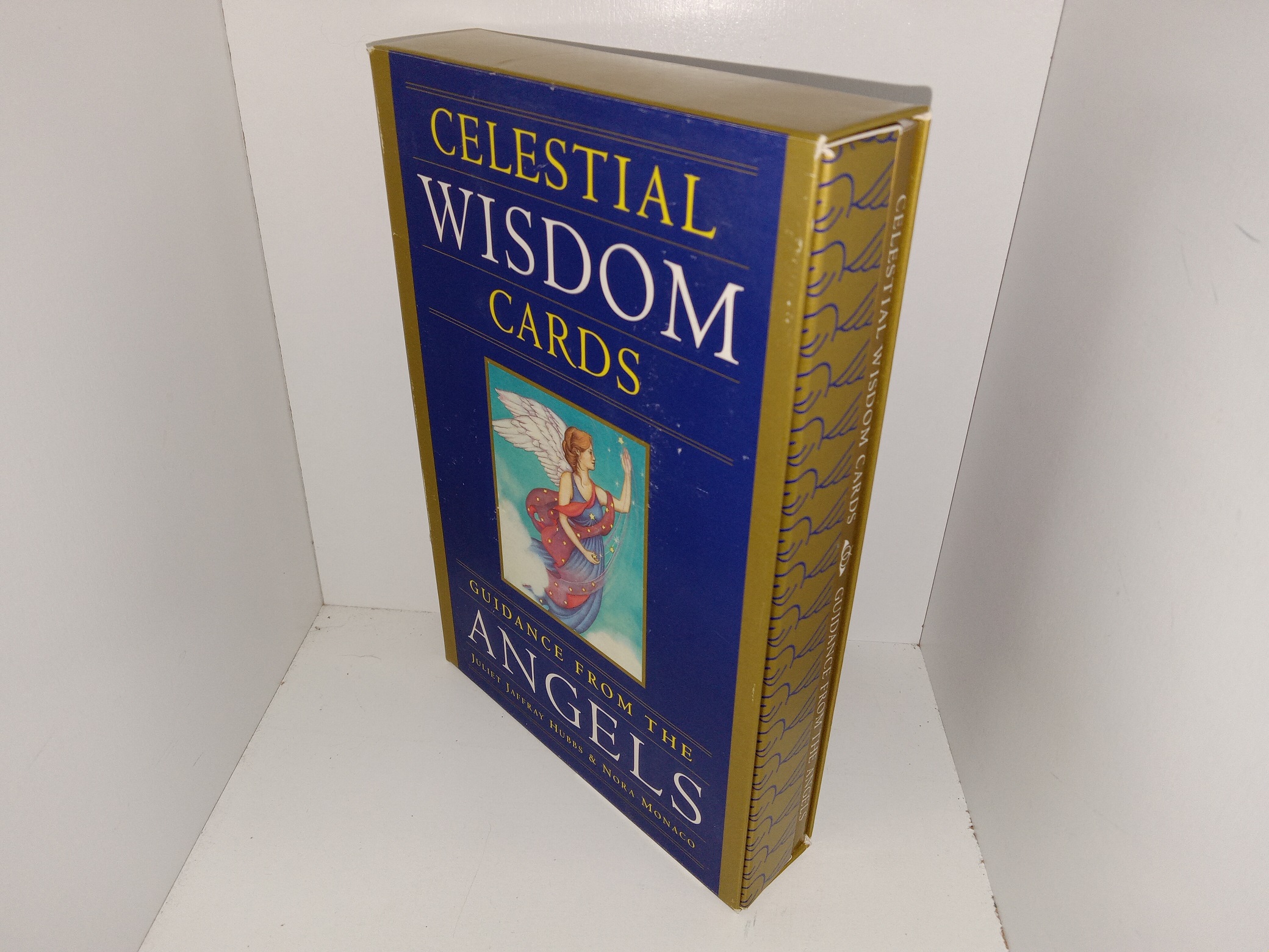 Celestial Wisdom Cards: Guidance from the Angels (Book and Cards) (1990) ~ by Juliet Jaffray Hubbs, and Nora Monaco